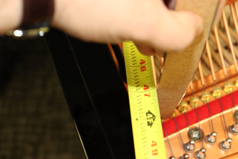 A Yamaha C1X bass string length