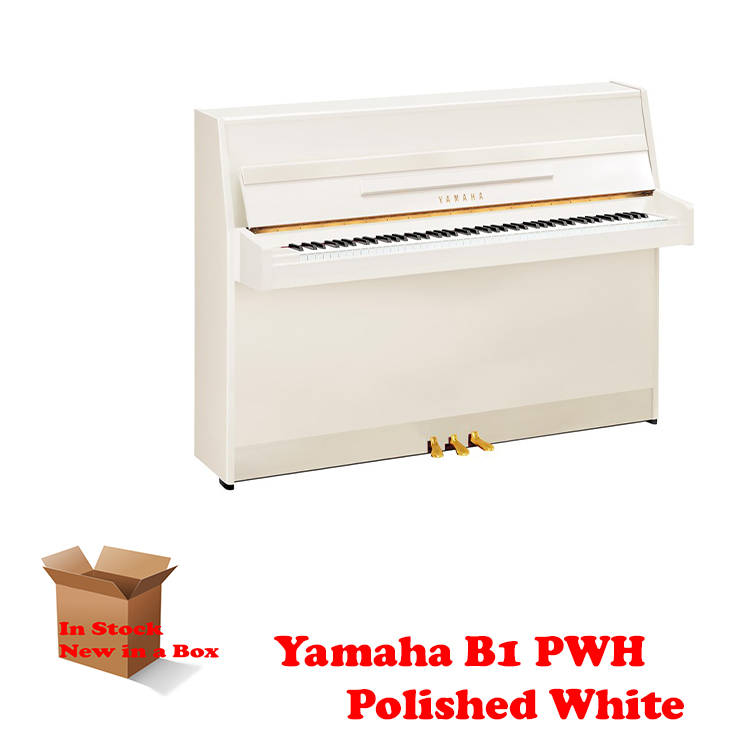 yamaha b1 polished white in stock in a box