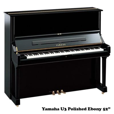 Yamaha U3 in polished Ebony