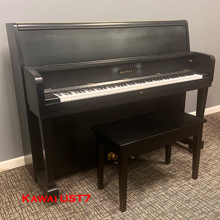 Kawai ust7 used piano for sale at pianos of princeton