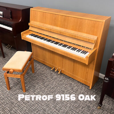 Petrof 9156 Oak Used Piano for Sale