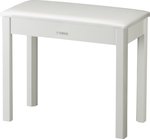 Picture of a Yamaha CSP-255 matte white piano bench 
