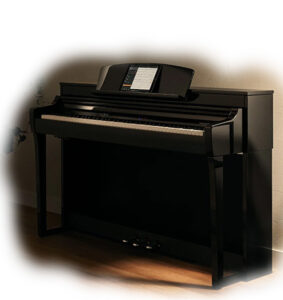 Picture of a Yamaha CSP-255 in Polished Ebony