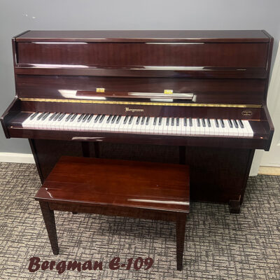 Bergman E109 used upright piano