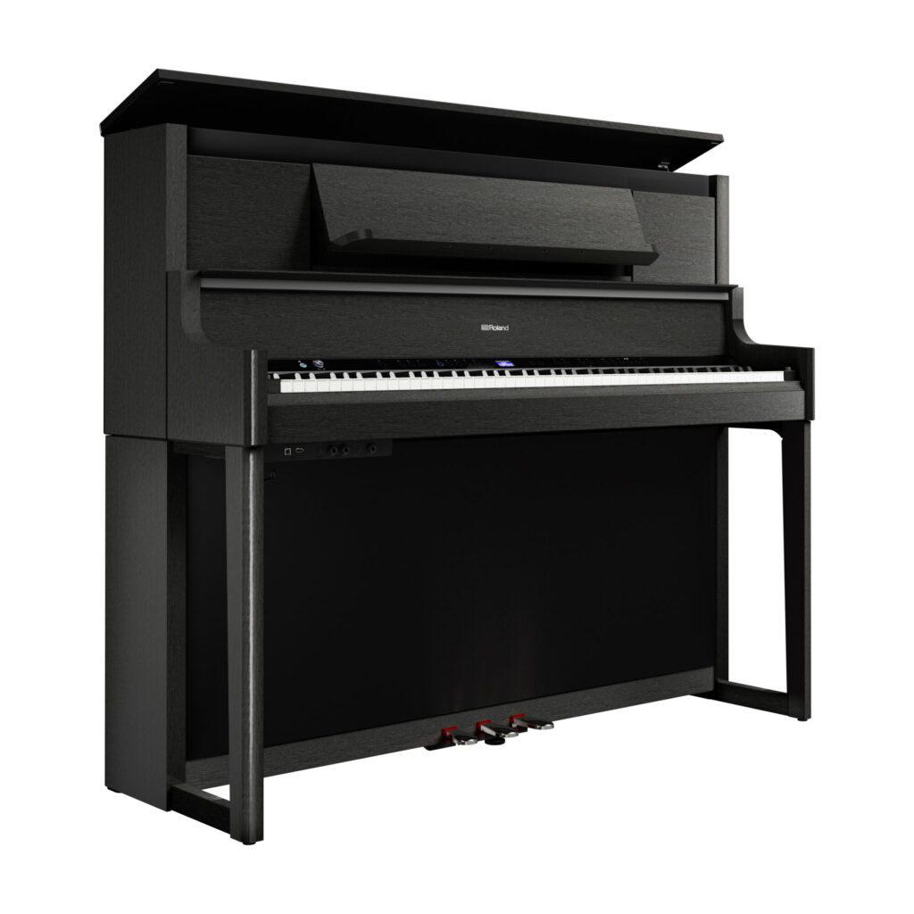 Roland LX9 digital piano in Charcoal Black finish
