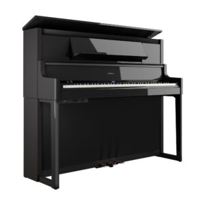 Roland LX9 digital piano in Polished Ebony finish