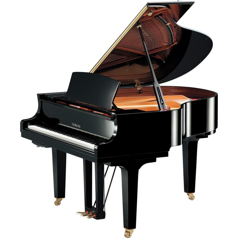 Yamaha C1X TA3 TransAcoustic upright piano with classic U1 cabinet, combining acoustic soundboard with digital TransAcoustic technology
