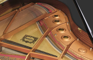 Yamaha GCB baby grand harp and sound board