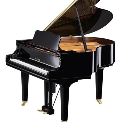 Yamaha DGCB ENST Disklavier baby grand piano in polished ebony