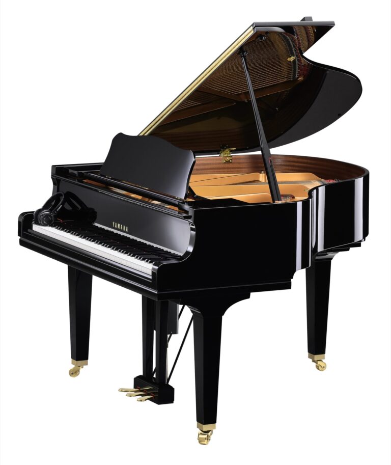 Yamaha DGCB ENST Disklavier baby grand piano in polished ebony